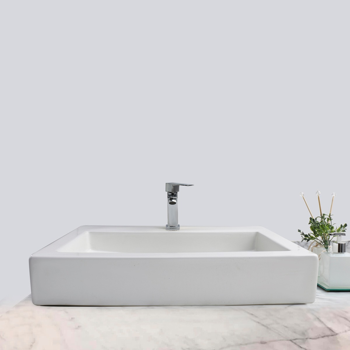 Kit Cuba Pia Louça Cerâmica Banheiro C/ Torneira E Válv S05 Acabamento Esmaltado
Cor Branco