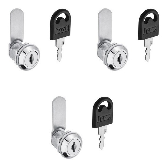 Fechadura Para Móveis De Aço 19 X 20mm Hardt